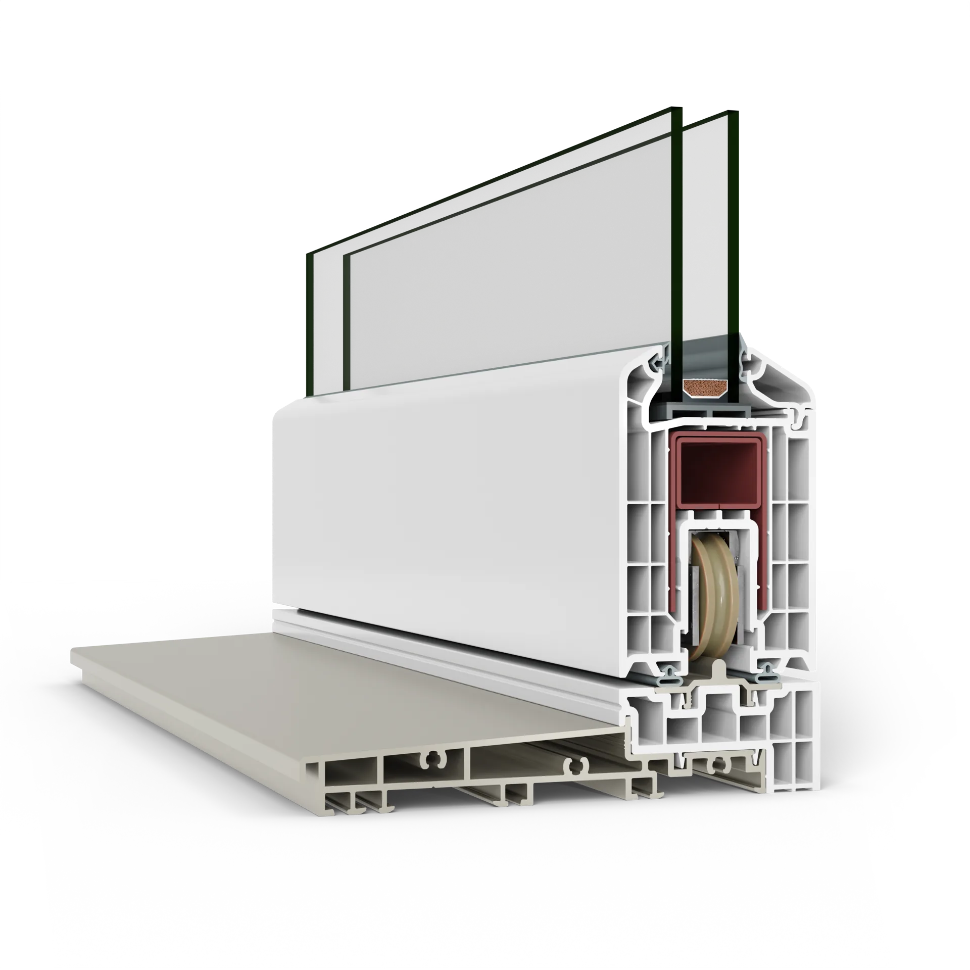 Hebe-Schiebe Window Detail